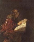 REMBRANDT Harmenszoon van Rijn Rembrandt-s Mother as the Biblical Prophetess Hannab Spain oil painting artist